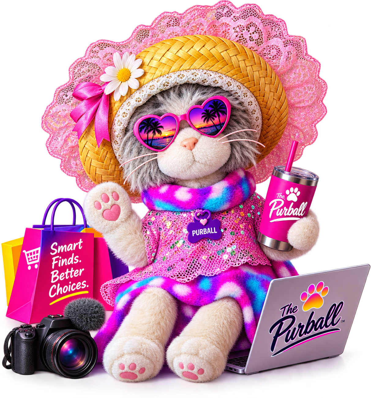 The Purball mascot